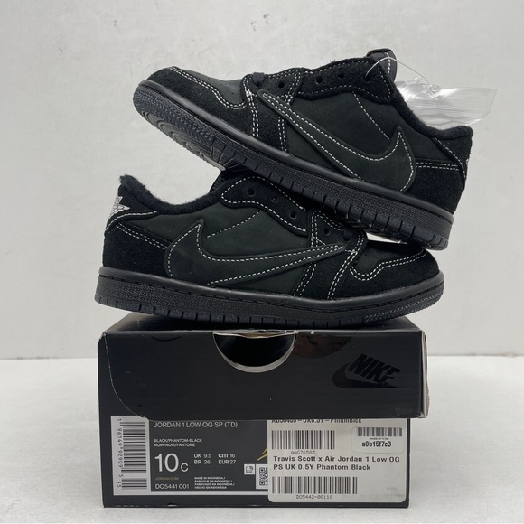 Jordan Other - Nike Air Jordan 1 Retro Low TD SP Travis Scott “Black Phantom” 2023